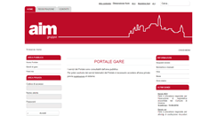 Desktop Screenshot of gareonline.aimvicenza.it
